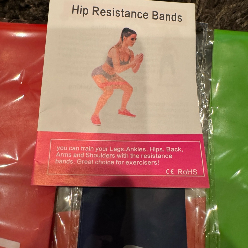 NWT high resistance bands 5 pack - Easy to Harden